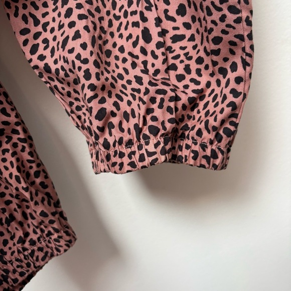 Victoria Secret Pink Easy Lightweight Joggers Leopard Pants Size L Large - Picture 8 of 9